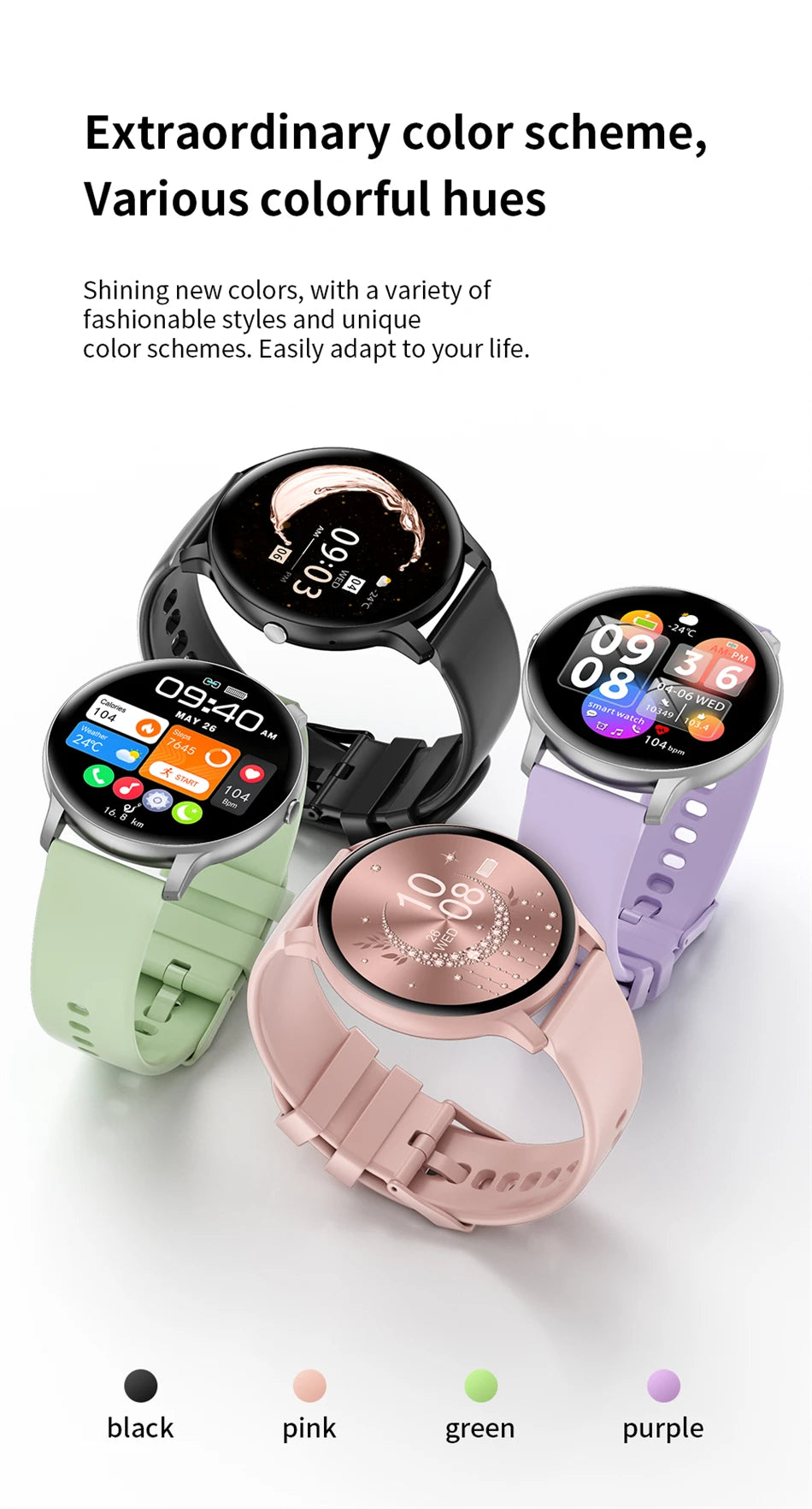2025 Bluetooth Smartwatch – Fitness & Health Tracker for Men/Women