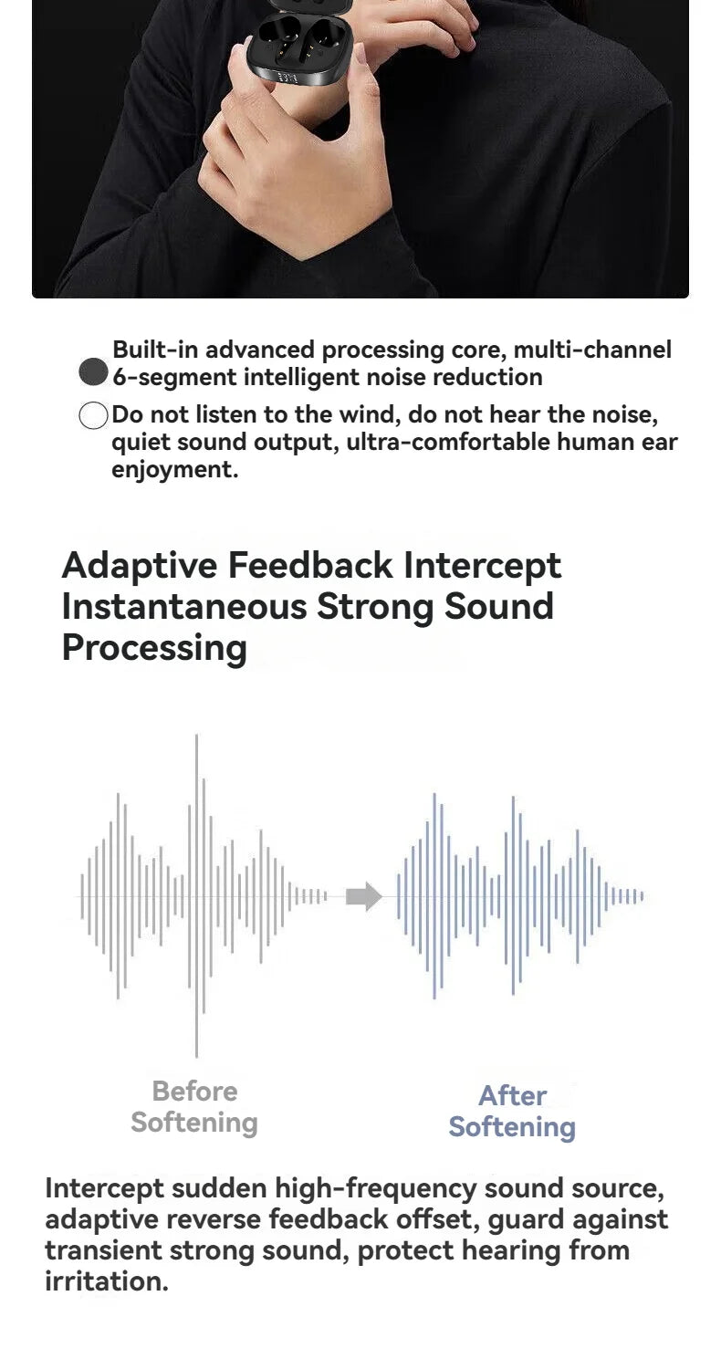 Bluetooth OTC Hearing Aids for Seniors