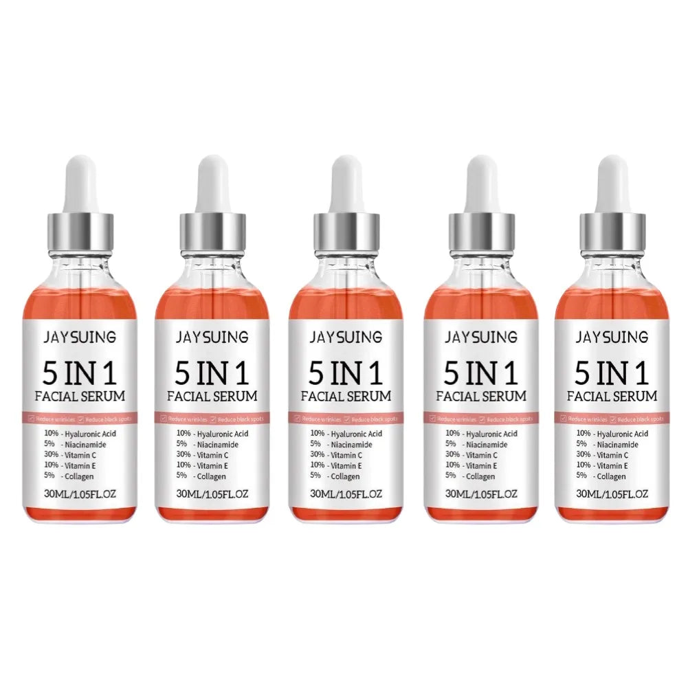 5-in-1 Hyaluronic Acid Face Serum – Vitamin C & Collagen