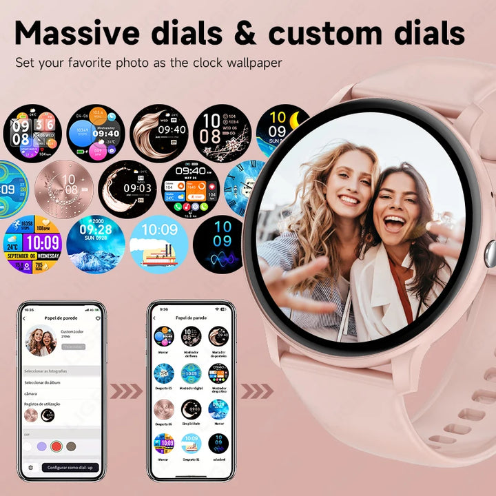 2025 Bluetooth Smartwatch – Fitness & Health Tracker for Men/Women