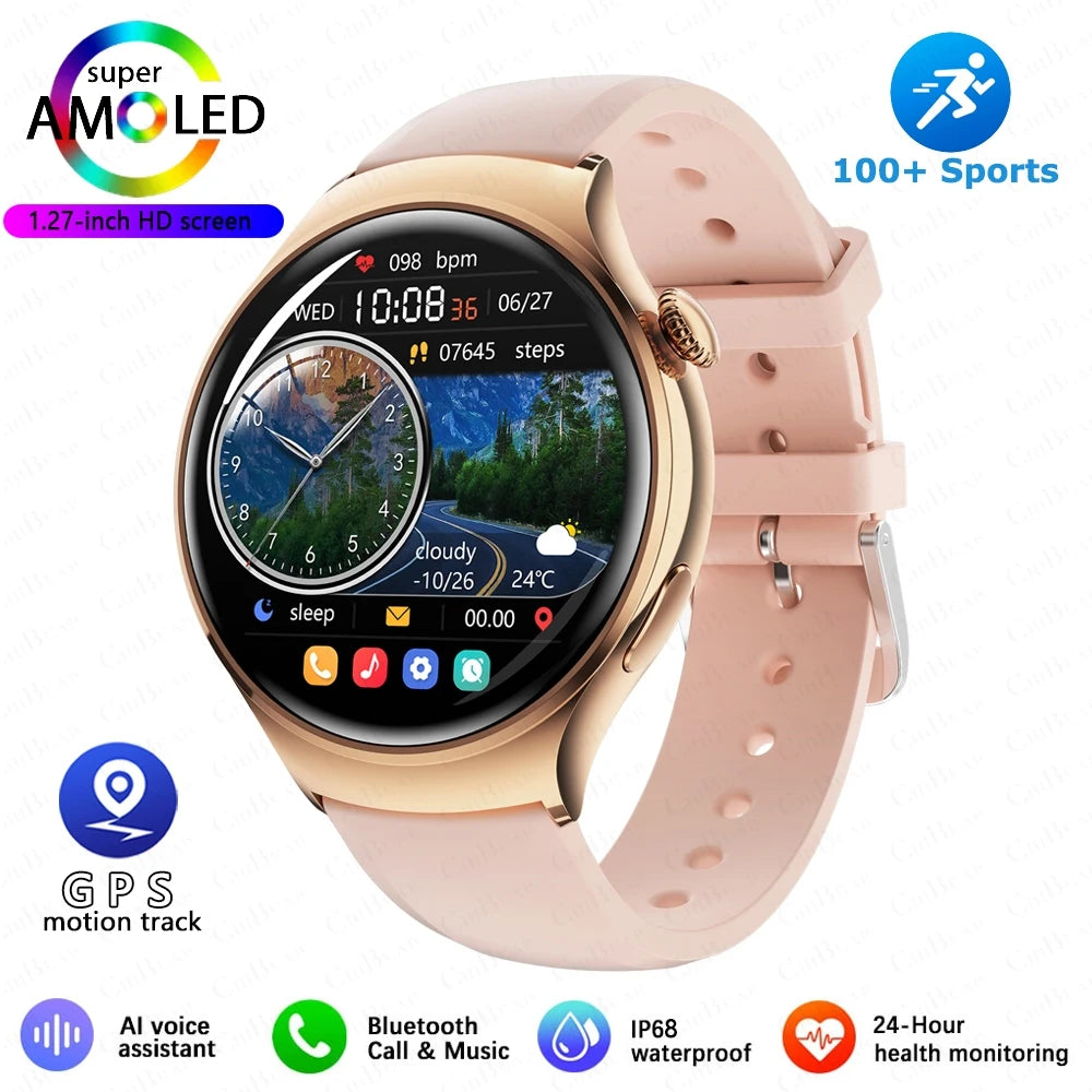 2025 Women’s Smartwatch – GPS, NFC, Bluetooth Call & Health Tracker