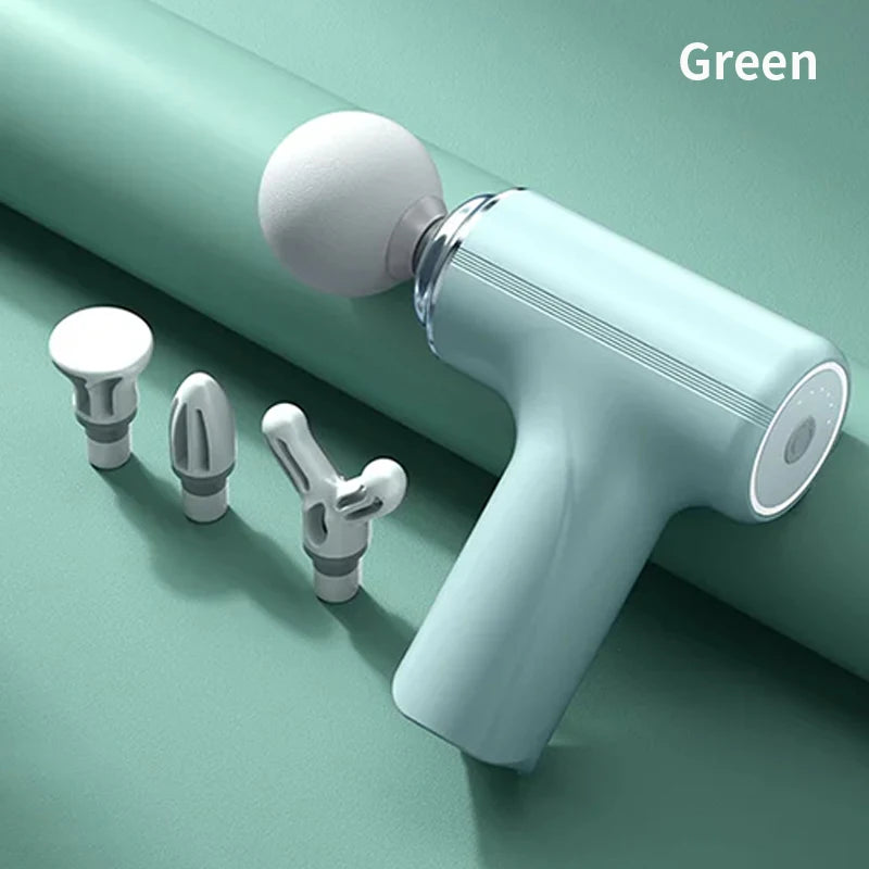 AI Smart Massage Gun with LED Light