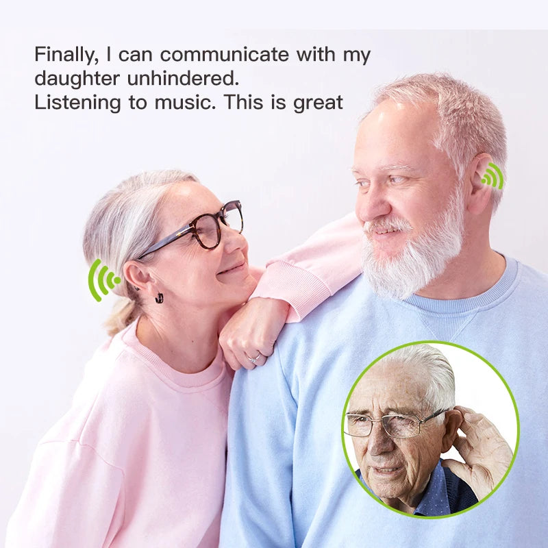 BTE Rechargeable Hearing Aid for Severe Hearing Loss