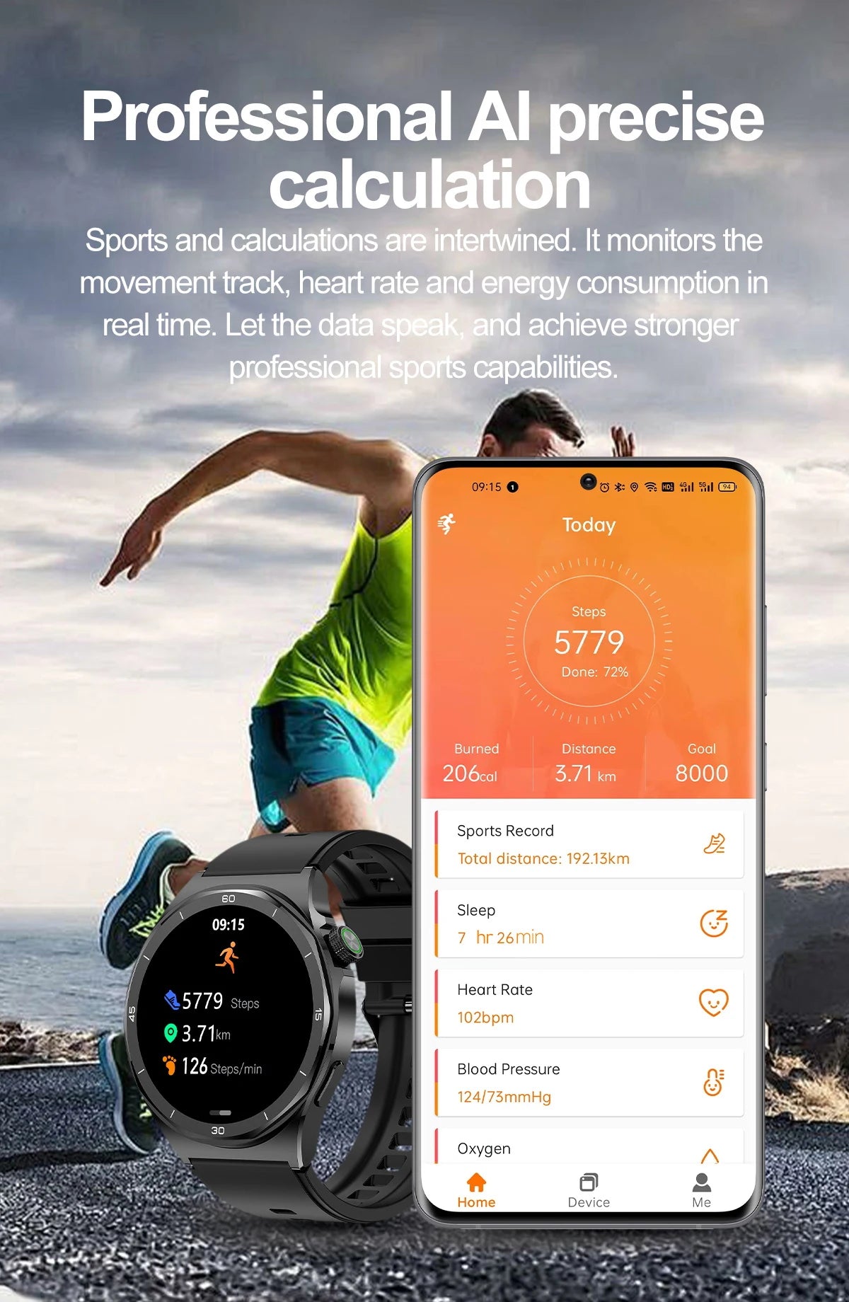 Huawei Sports Smartwatch – Bluetooth Call & Health Tracker