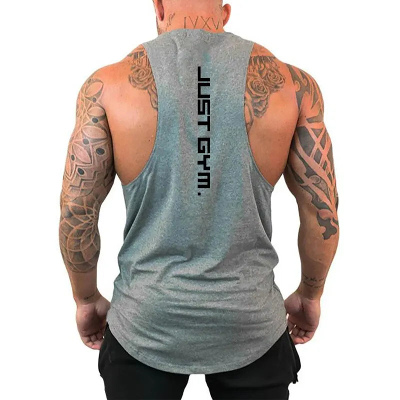 Men’s Sleeveless Workout Vest – Breathable Running Tank