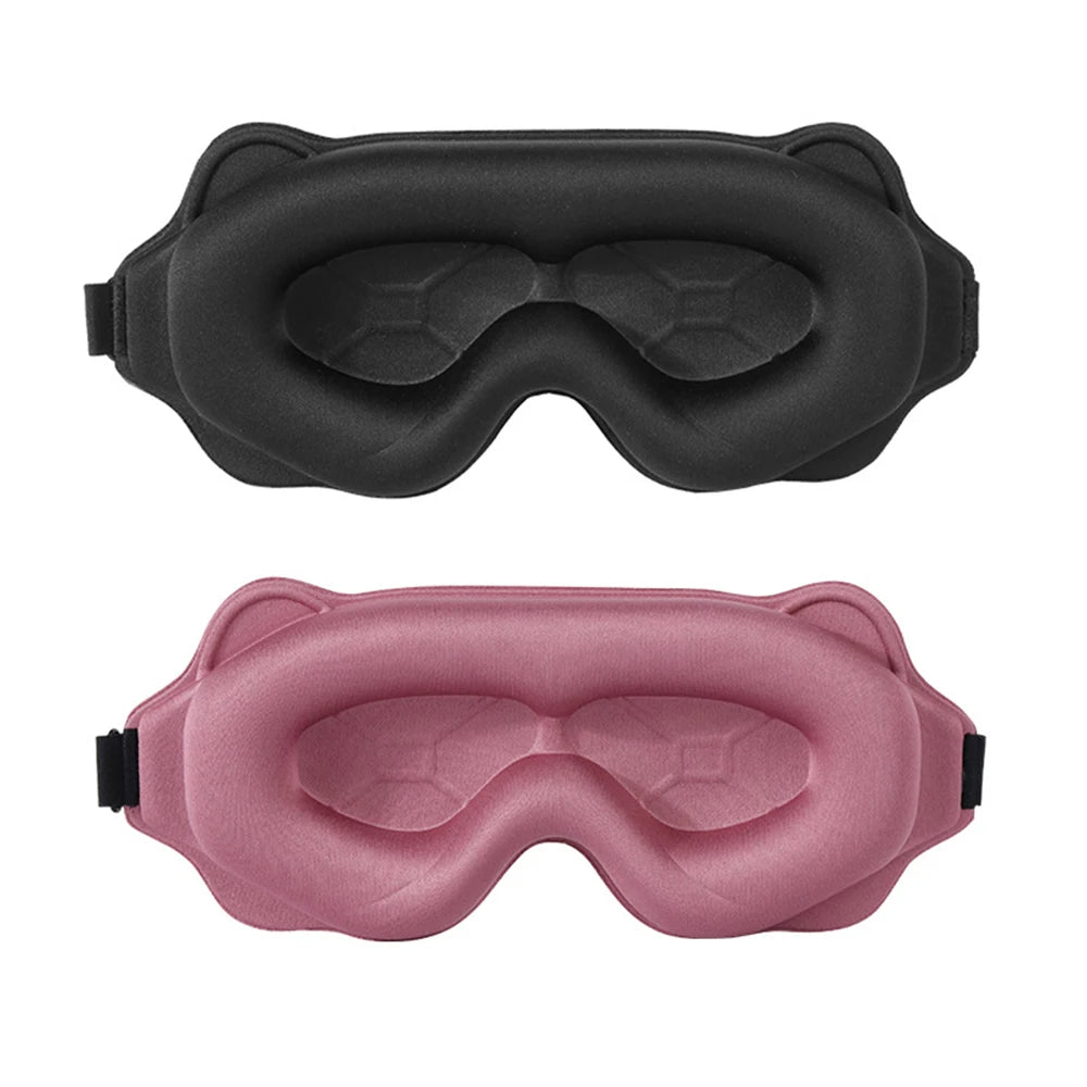3D Contoured Sleep Mask – Light-Blocking Eye Mask