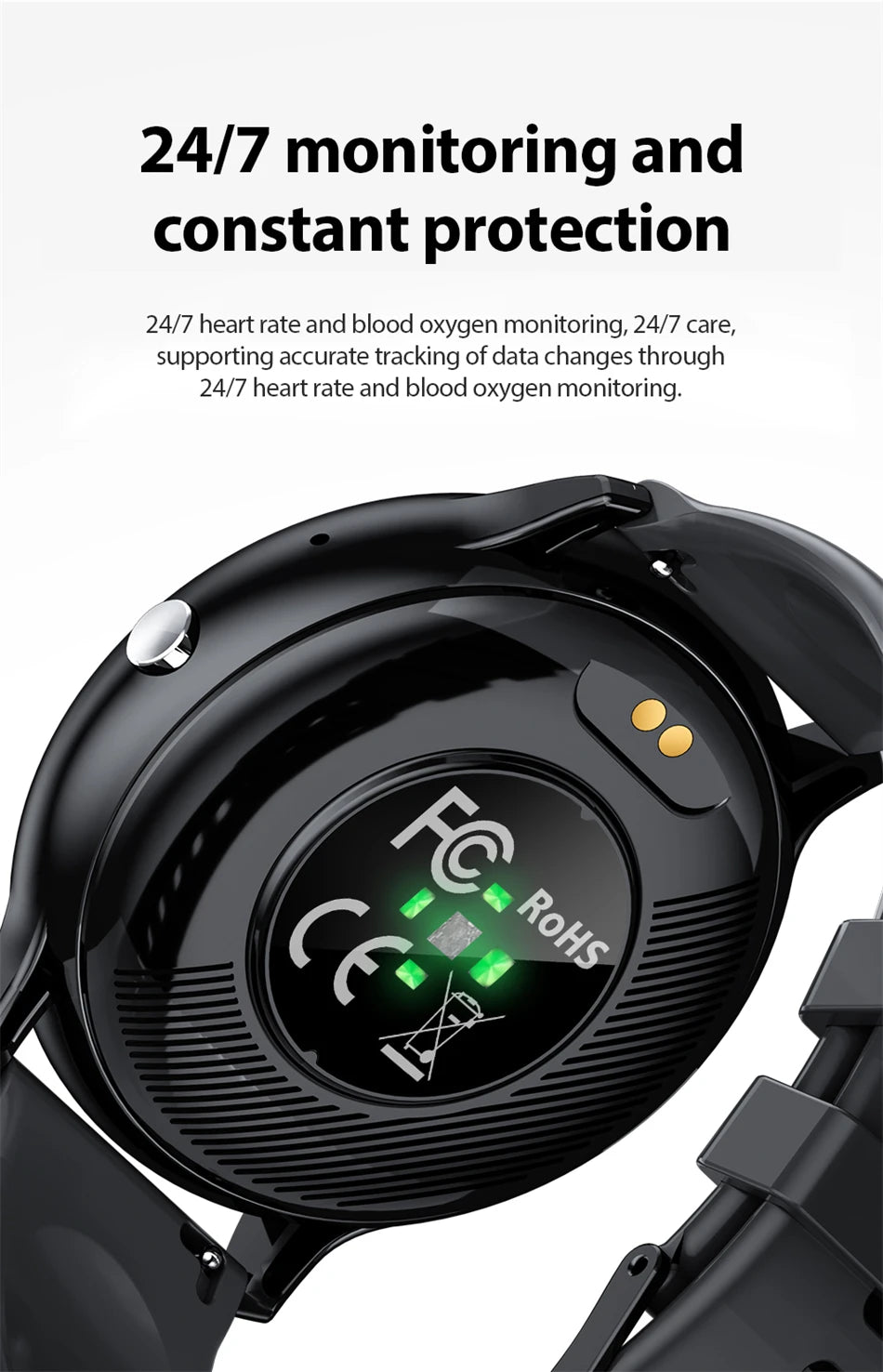 2025 Bluetooth Smartwatch – Fitness & Health Tracker for Men/Women