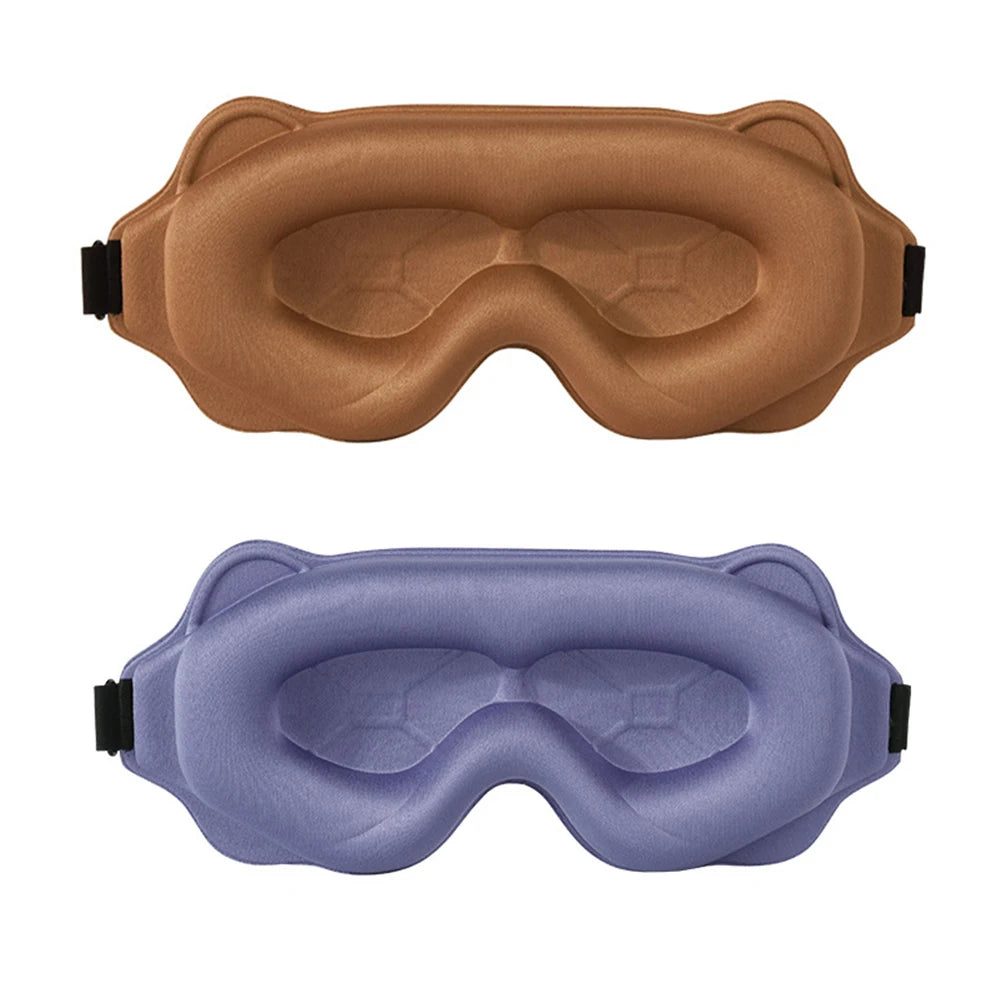 3D Contoured Sleep Mask – Light-Blocking Eye Mask