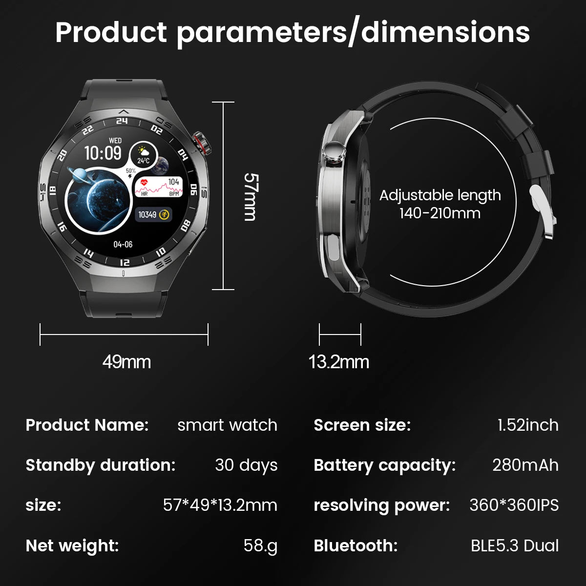 2025 Huawei GT5 Pro Smartwatch