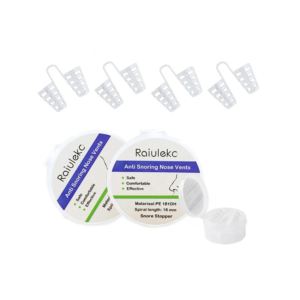 Anti-Snoring Nose Vents Set – Nasal Dilators for Better Sleep
