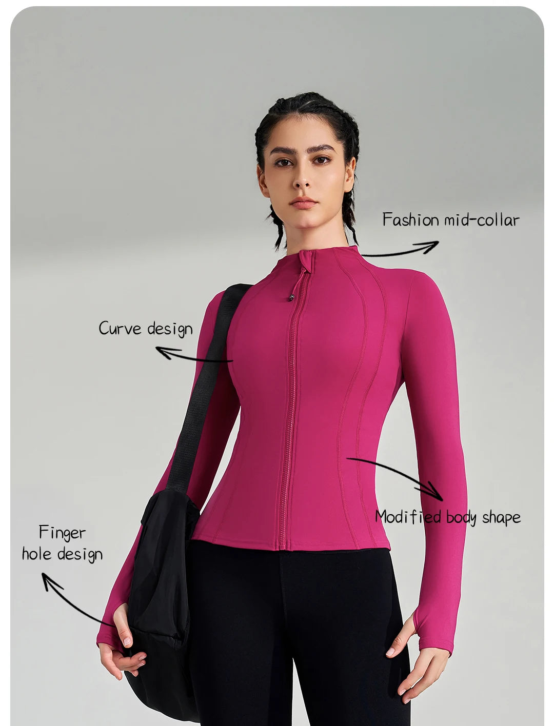 Women’s Full-Zip Yoga Jacket