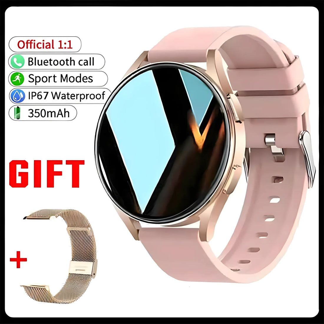 2024 Bluetooth Smartwatch – Call, Heart Rate, Custom Dials