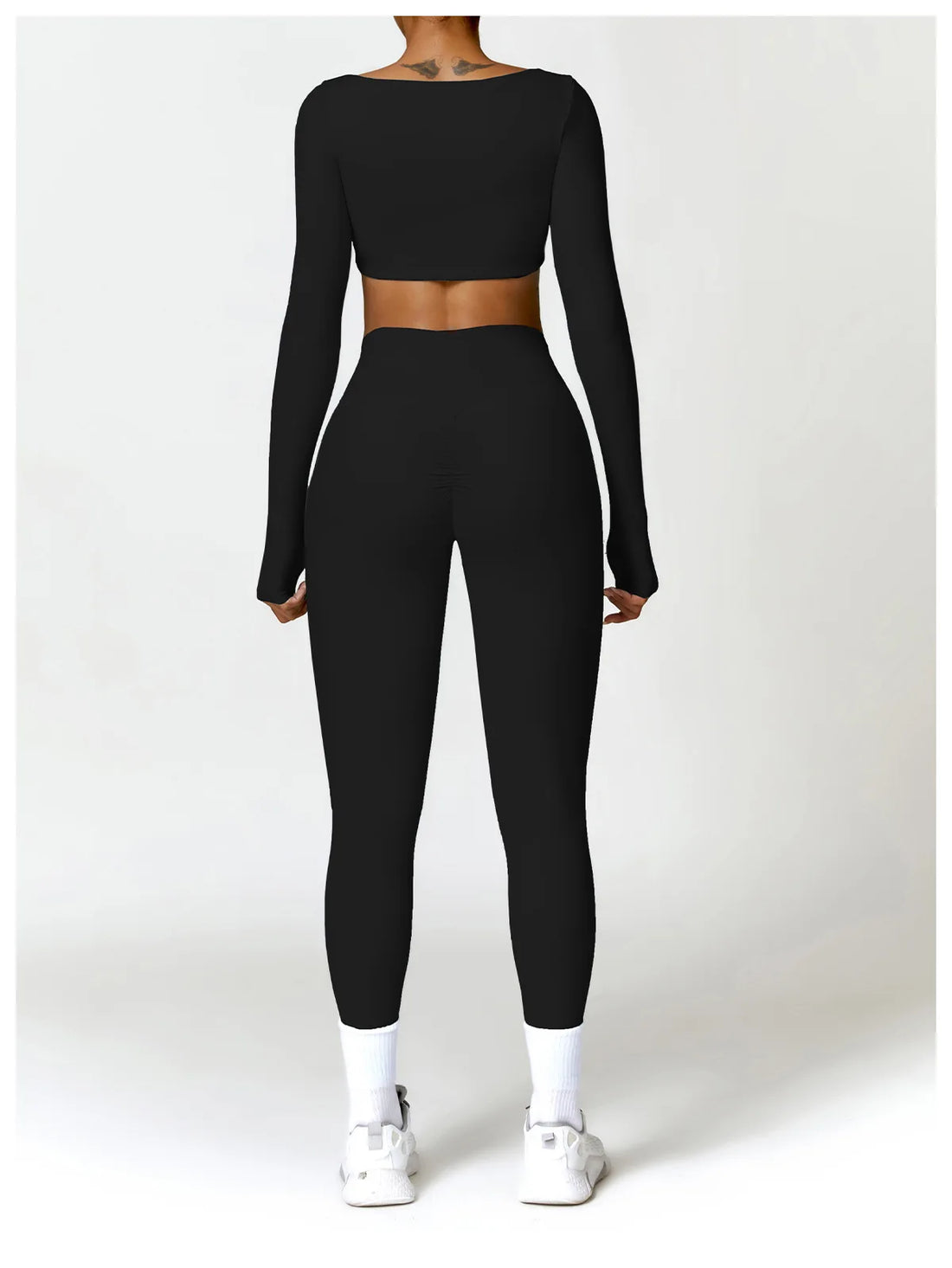 Women’s Long-Sleeve Sports Top – Yoga & Running Workout Shirt