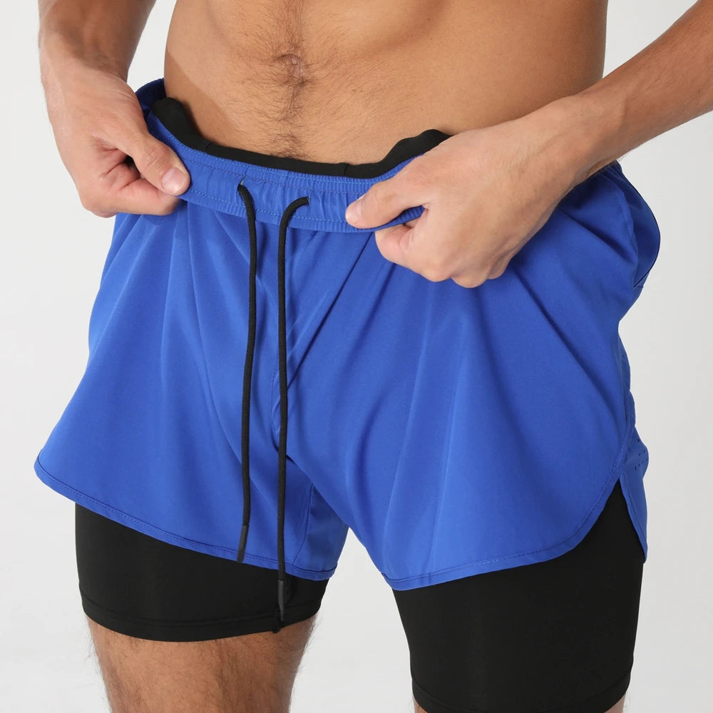 2025 Men’s 2-in-1 Running Shorts