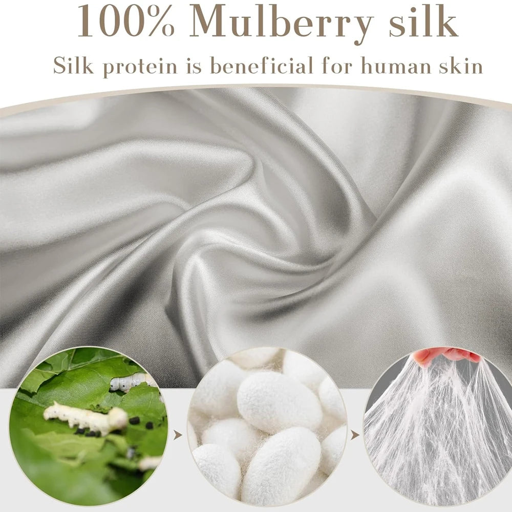 100% Mulberry Silk Sleep Mask – Soft Light-Blocking Eyepatch
