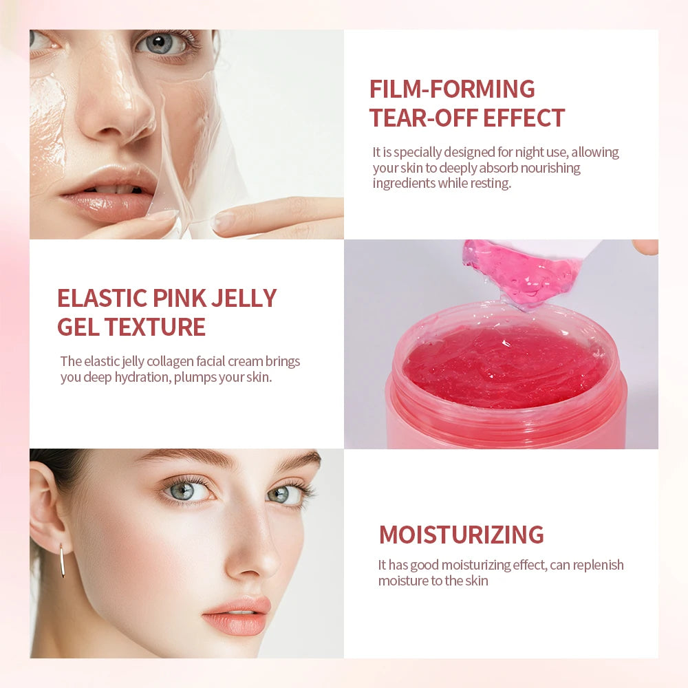 Collagen Face Mask & Jelly Cream Set – Firming & Hydrating Skincare