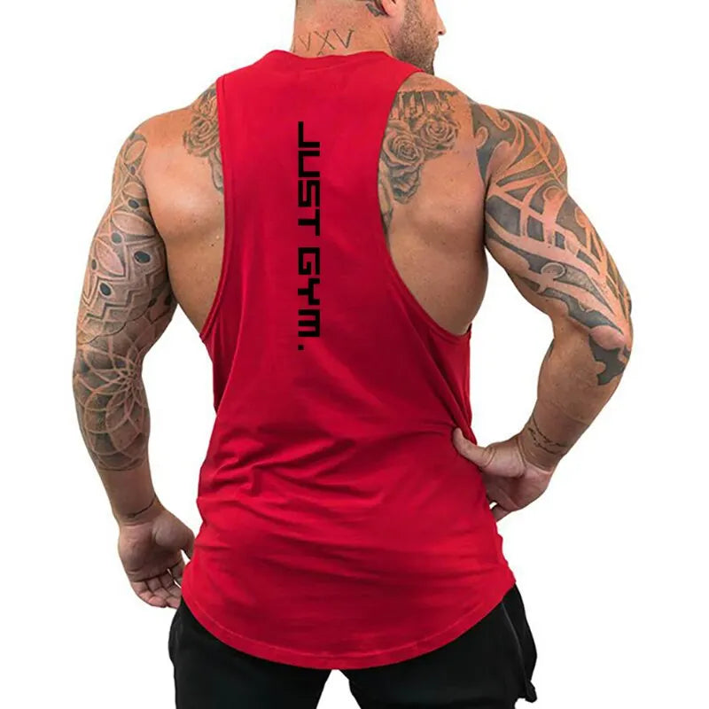 Men’s Sleeveless Workout Vest – Breathable Running Tank