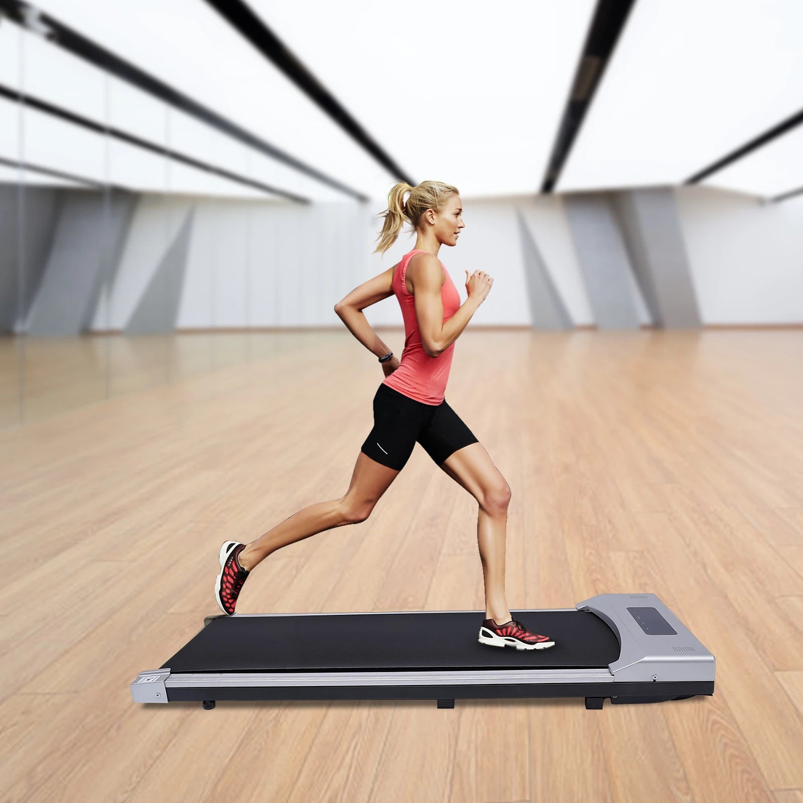 0.65–3HP Walking Pad Treadmill with Remote Control