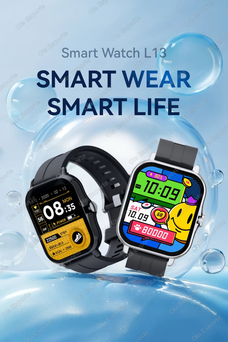 1.83" Waterproof Smartwatch – Call, Sleep & Fitness Tracker