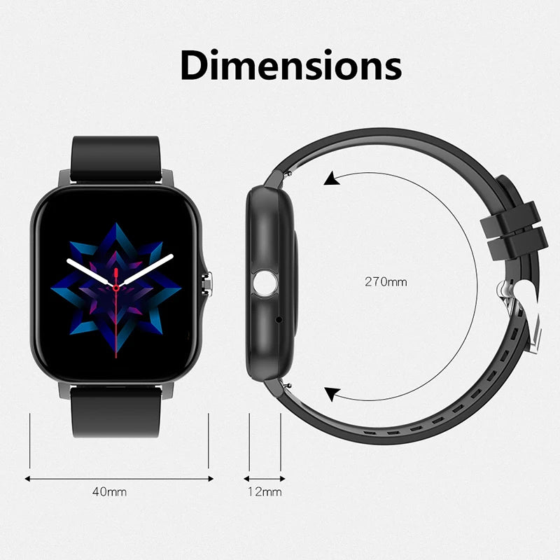2025 Waterproof Smartwatch – Fitness & Bluetooth Call Watch