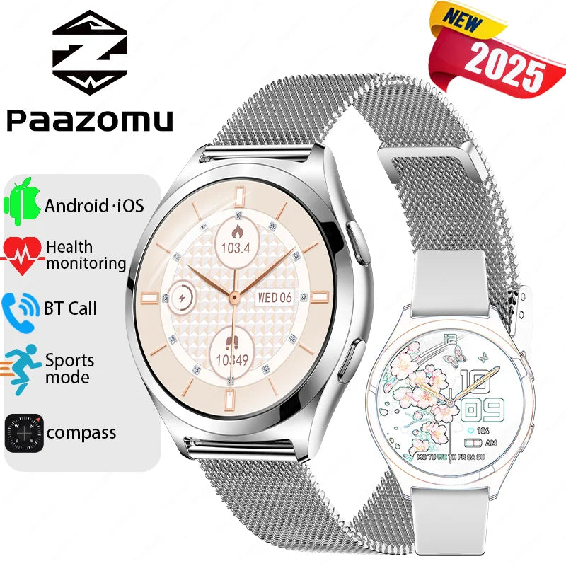 Ladies’ Bluetooth Smartwatch – Health & Outdoor Sports Tracker