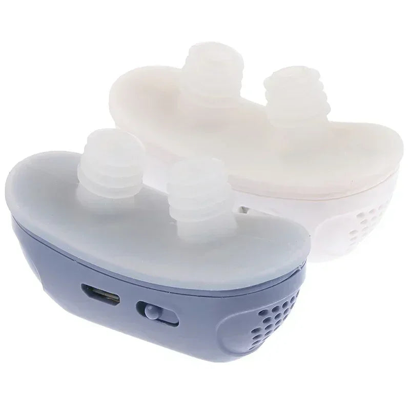 Electric Anti-Snore Nose Clip – Sleep Aid Breathing Device