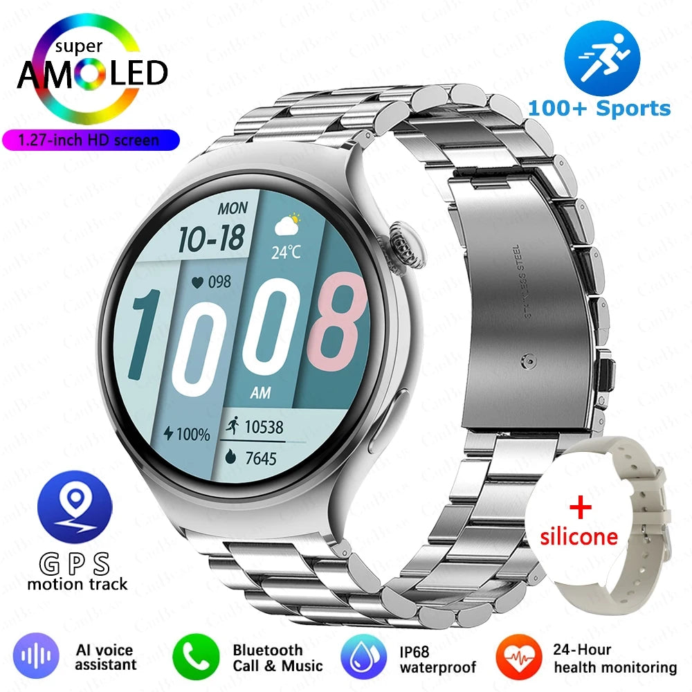 2025 Women’s Smartwatch – GPS, NFC, Bluetooth Call & Health Tracker