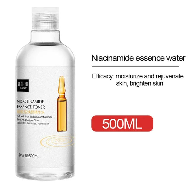 500ml Niacinamide Essence Toner – Hydrating & Brightening Facial Care