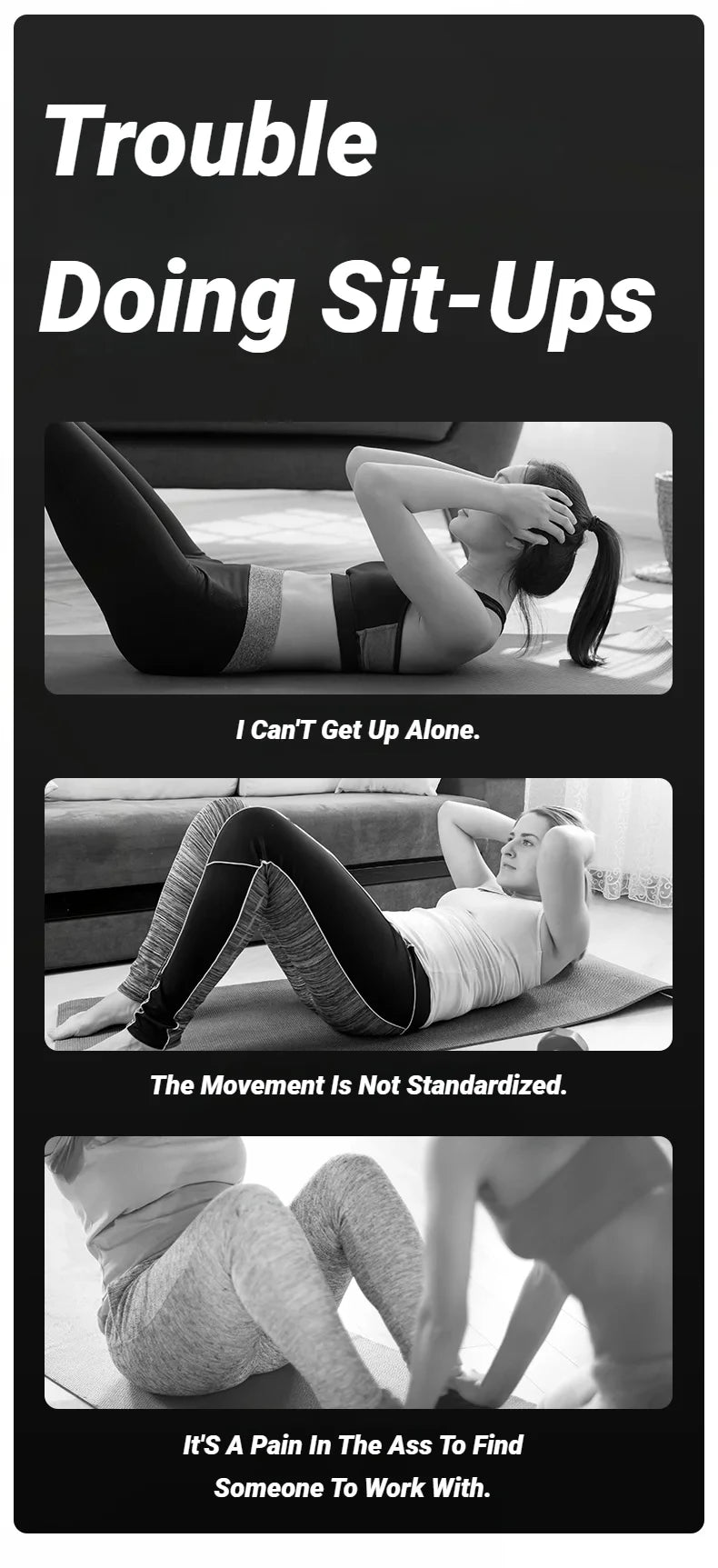 Sit-Up Assistant Bar – Suction Cup Ab Workout Equipment