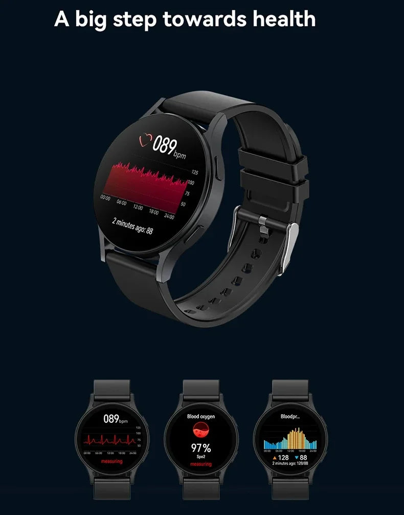 2025 Women’s Smartwatch – 1.28" Screen, Bluetooth Call, Health Monitor