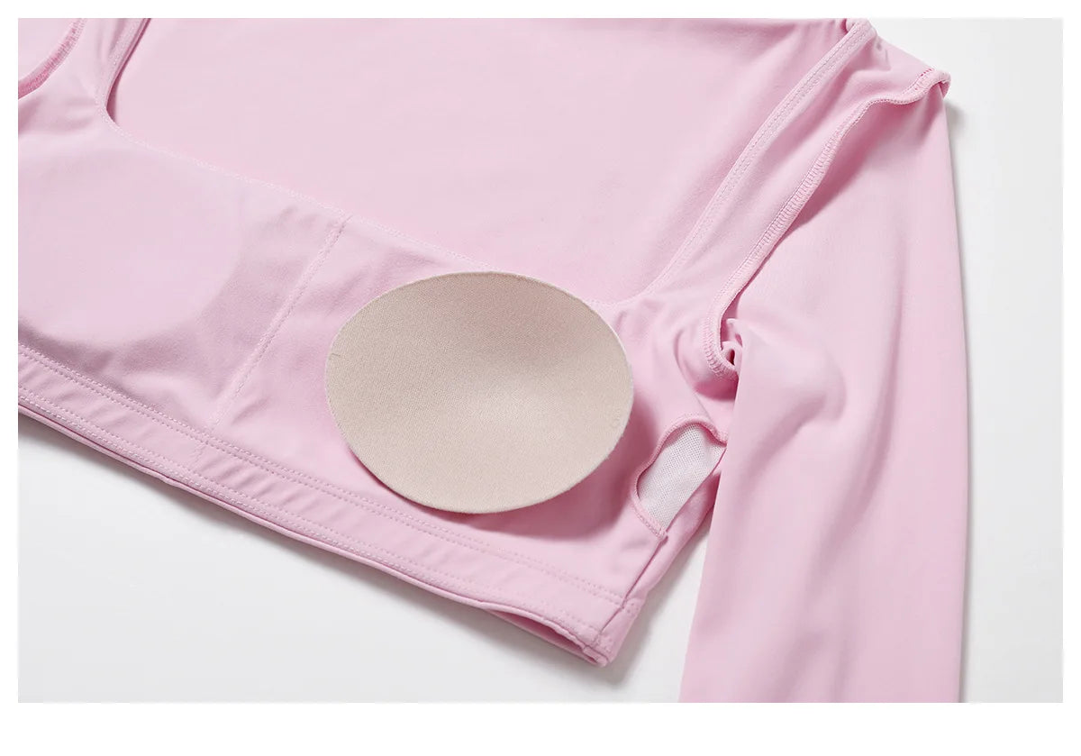 Women’s Long-Sleeve Sports Top – Yoga & Running Workout Shirt