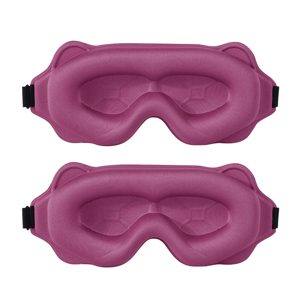 3D Contoured Sleep Mask – Light-Blocking Eye Mask