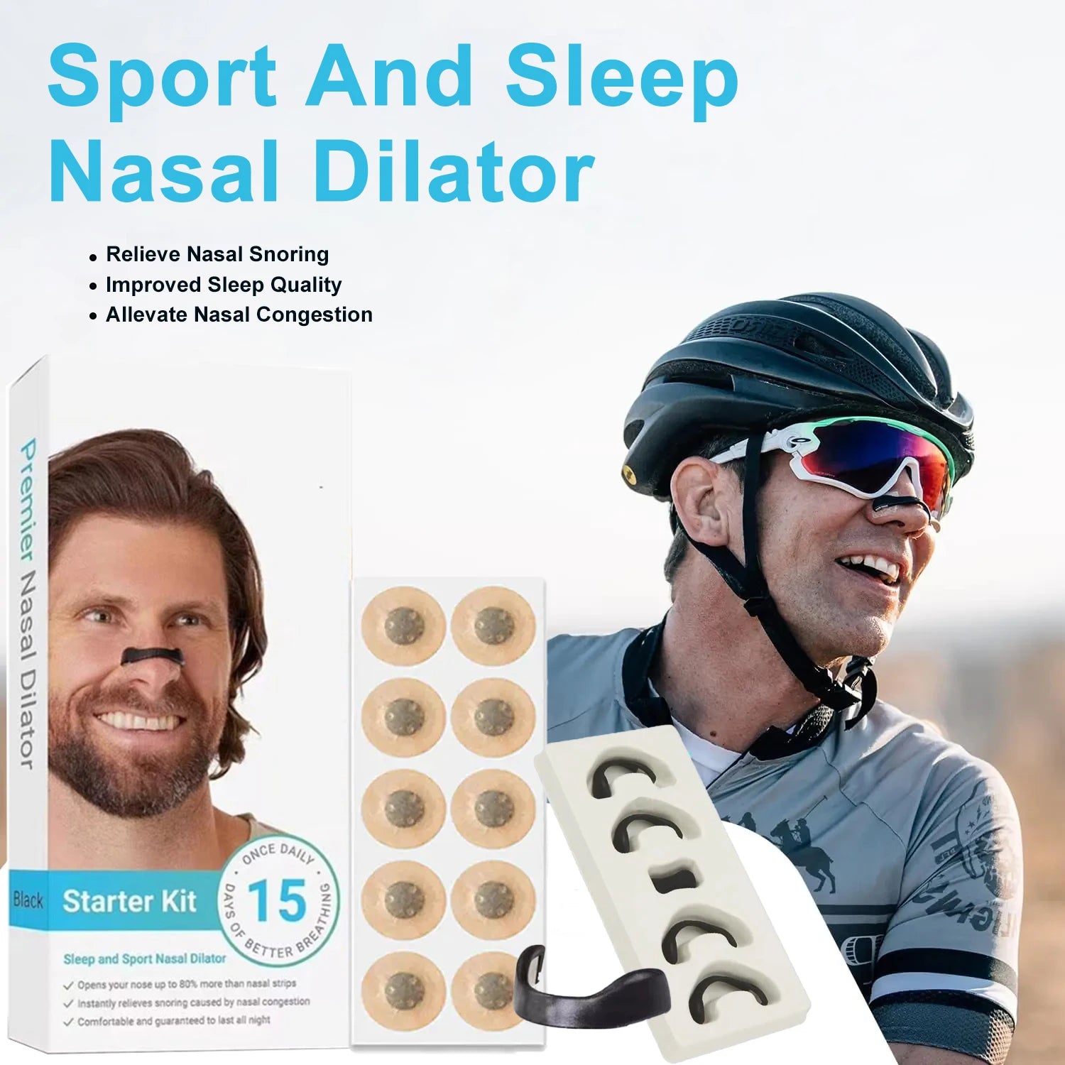 Nasal Breathing Strips & Dilator Kit