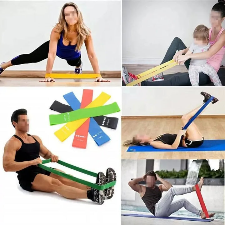 TPE Resistance Bands – Colorful Yoga & Strength Training Set