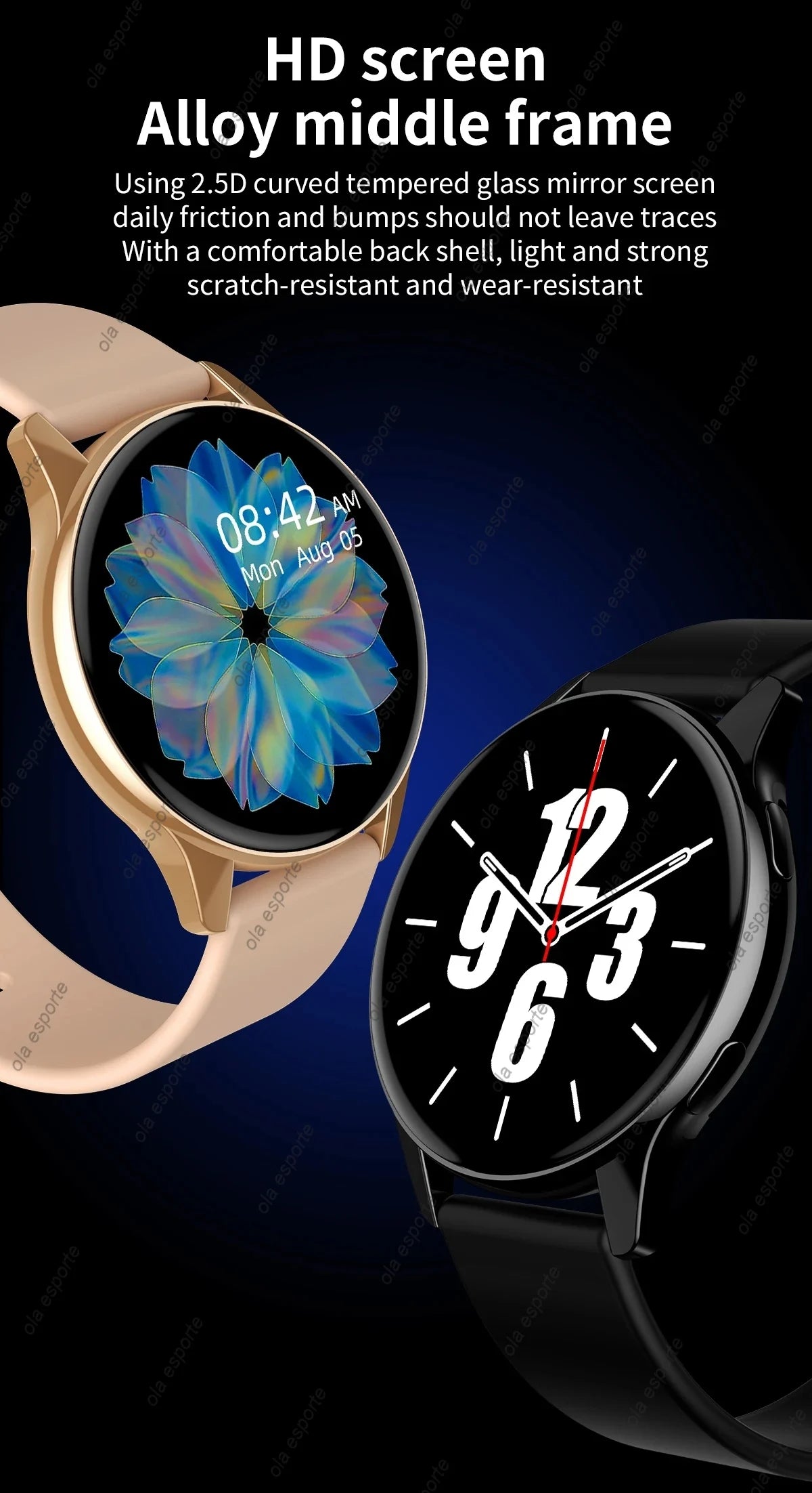 2024 Bluetooth Smartwatch – Call, Heart Rate, Custom Dials