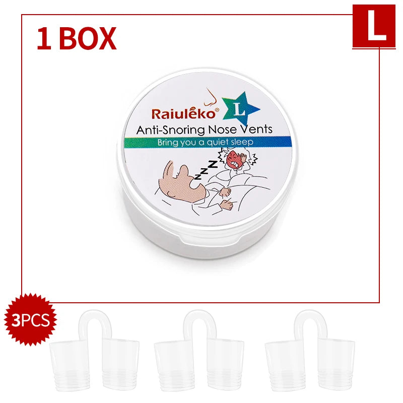 3/4PCS Anti-Snoring Nose Vents – Comfortable Nasal Dilator Set