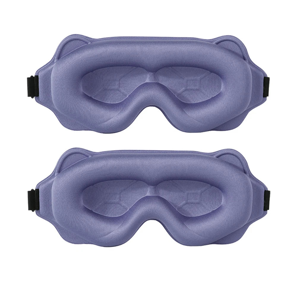 3D Contoured Sleep Mask – Light-Blocking Eye Mask