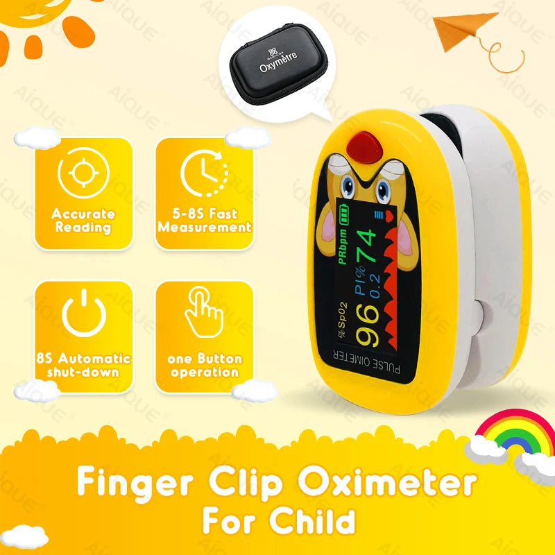 AiQUE Pediatric Pulse Oximeter