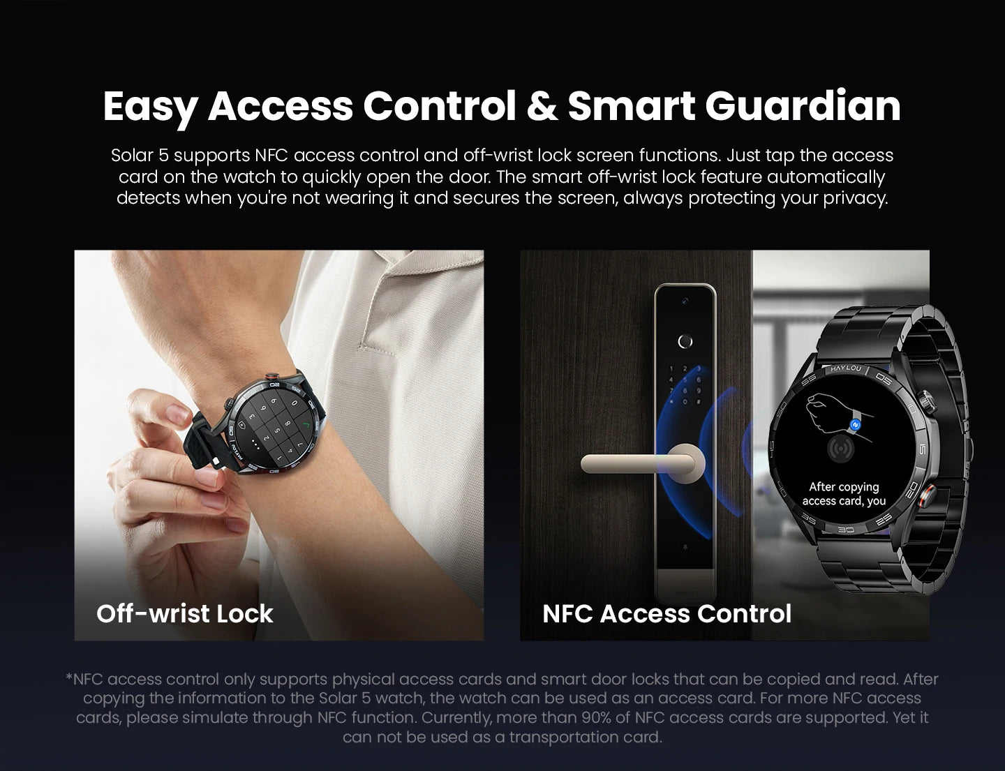 HAYLOU Solar 5 Smartwatch – 1.58" AMOLED, Voice Call, Health Tracker