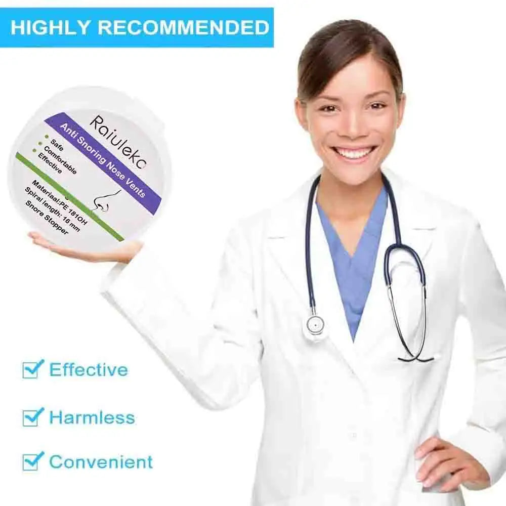 Anti-Snoring Nose Vents Set – Nasal Dilators for Better Sleep