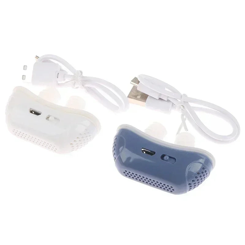 Electric Anti-Snore Nose Clip – Sleep Aid Breathing Device