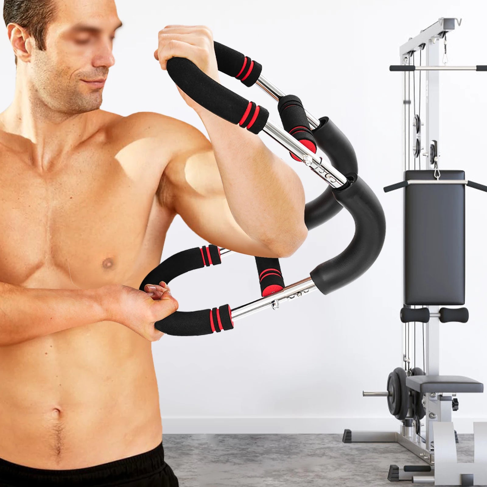 Adjustable U-Shaped Arm Strength Trainer