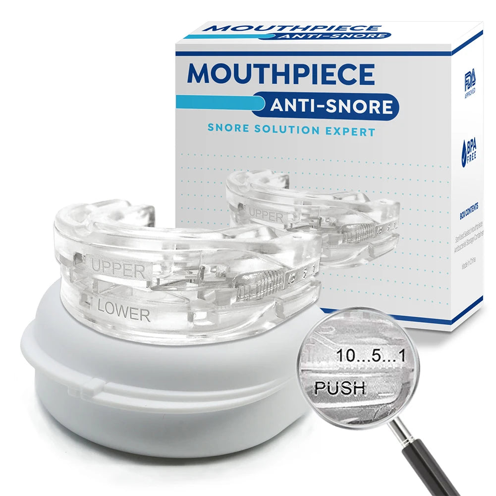 Anti-Snore & Bruxism Mouth Guard with Case